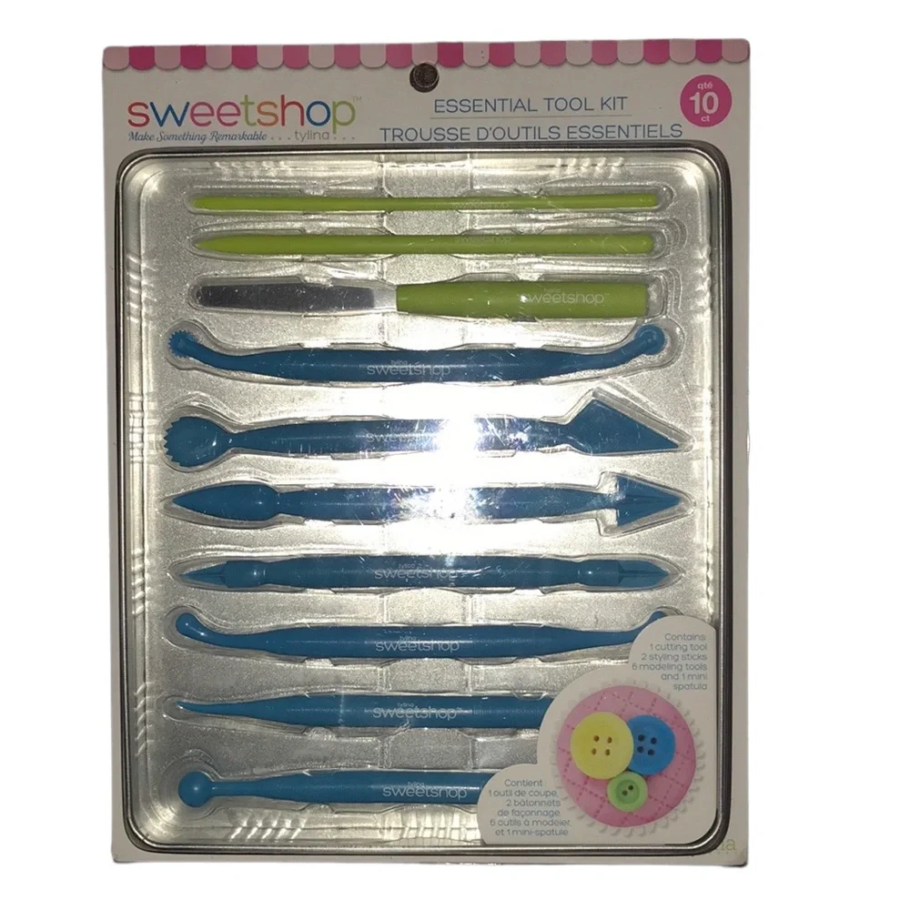 Sweetshop Essential Tool Kit for Cupcake Cake Decorating 10 Piece NEW